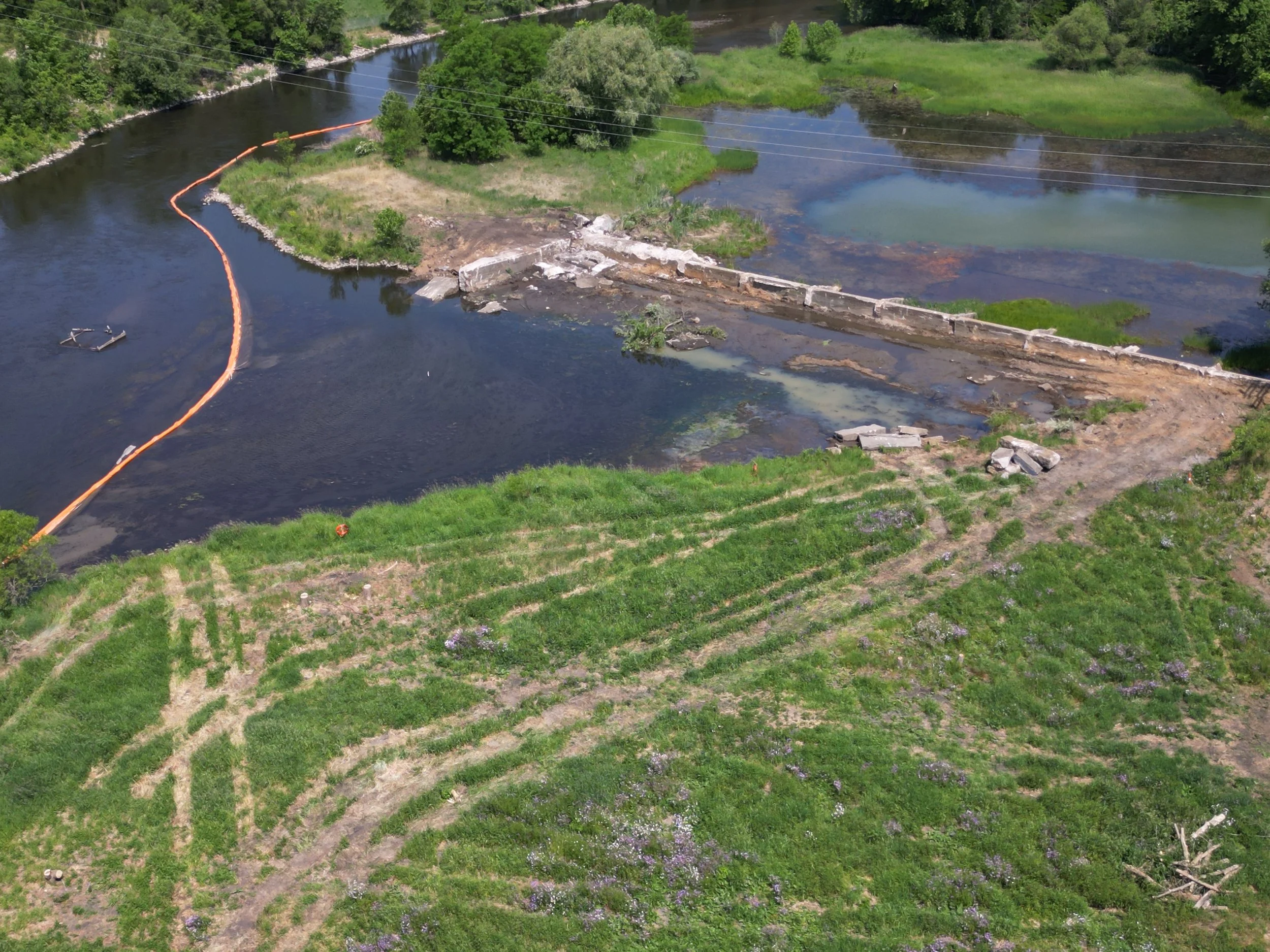 Plainwell Dam Spillway Removal and Channel Restoration