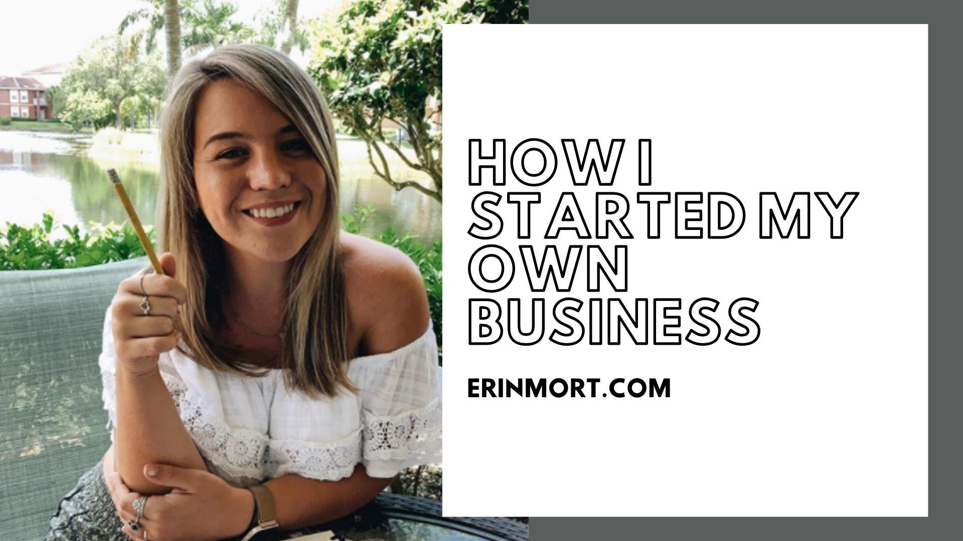 How I started my own business