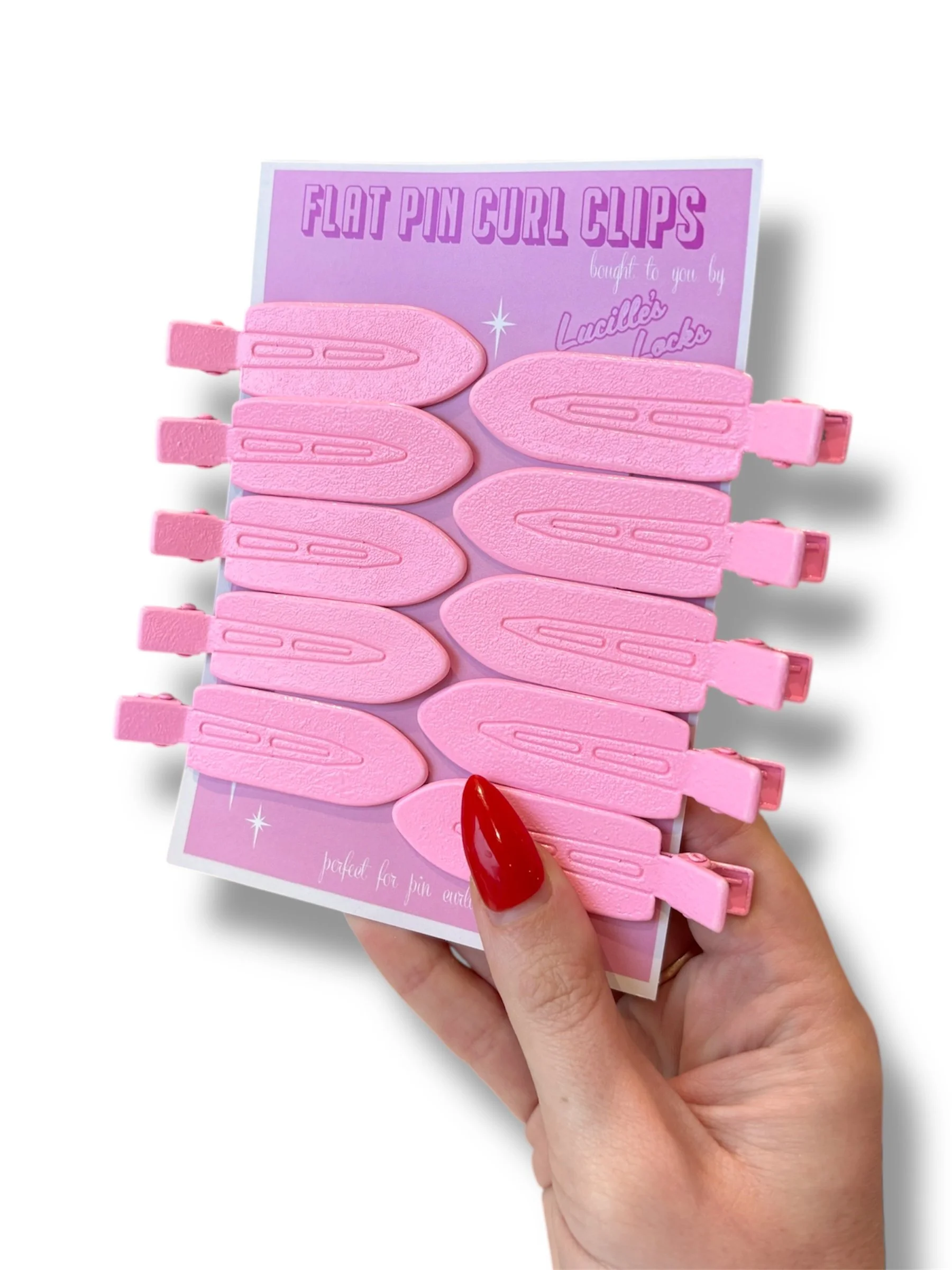 Flat Pin Curl Clips