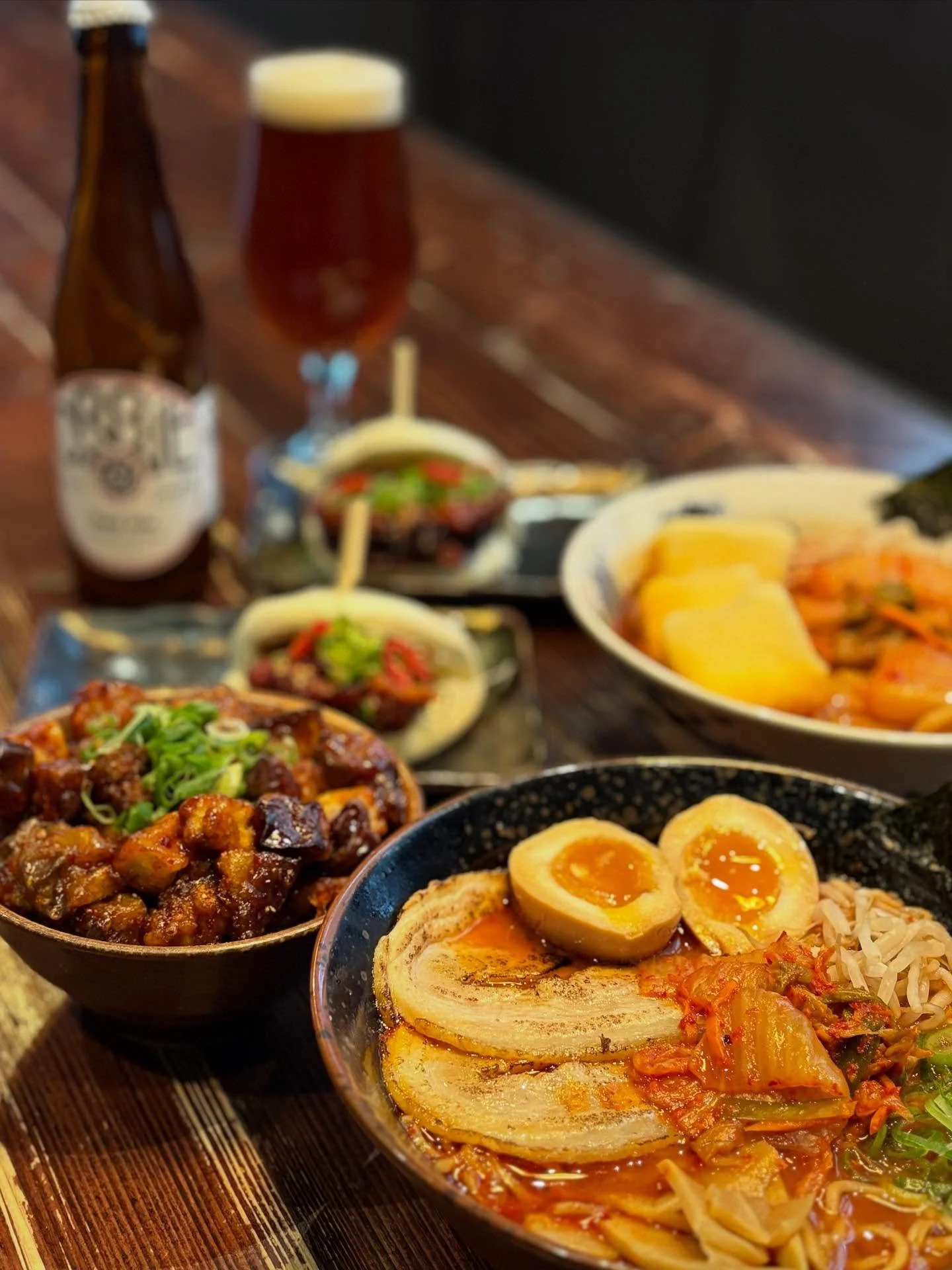Our new Winter Specials menu is now available&hellip; and it&rsquo;s a spicy one! 🌶️ 🔥 ❤️

Our Kimchi Spicy Miso ramen is back and we have pimped our customer favourite Aubergine Karaage with a spicy kick.

We&rsquo;ve a spicy Gochugaru Chicken Kar