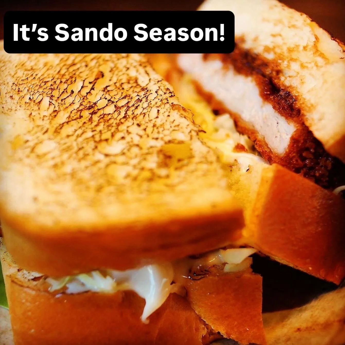 It&rsquo;s Sando Season!

Enjoy a Katsu Sando, our take on this delicious hot Japanese sandwich, now that the weather is getting warmer.

Choose from Pork, Chicken or Aubergine Katsu.

.
.
.
#notjustramen #sando #katsusando #sandoseason #hakataramenb