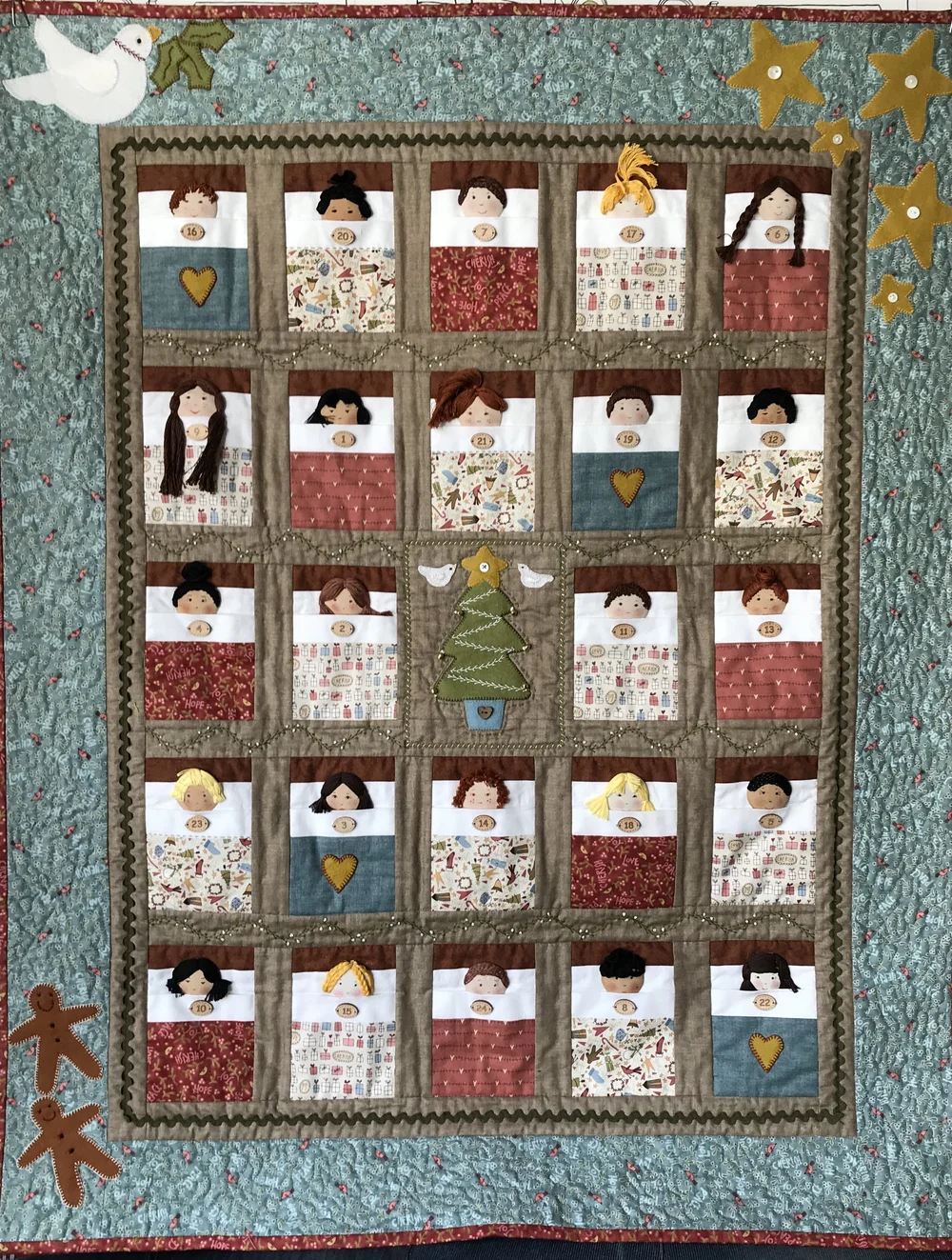 Twas the Night Before Christmas Advent Calendar Quilt Pattern — Dandelion  Designs by Mandy Shaw