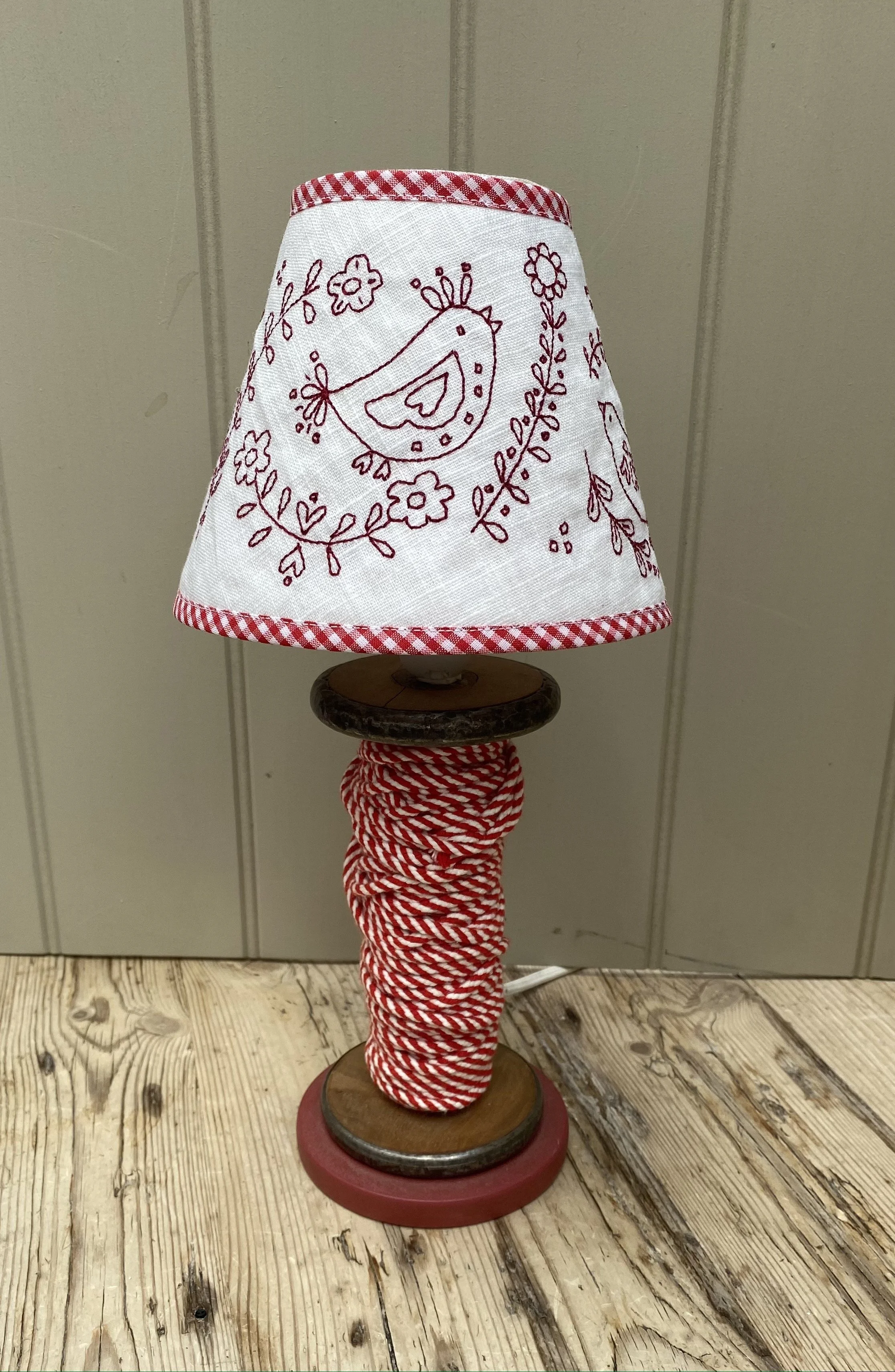 Fanciful Folk Birds Lampshade Cover Kit