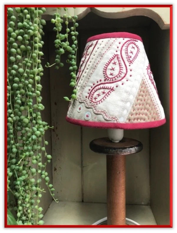 Crazy Patchwork Lampshade Cover Kit