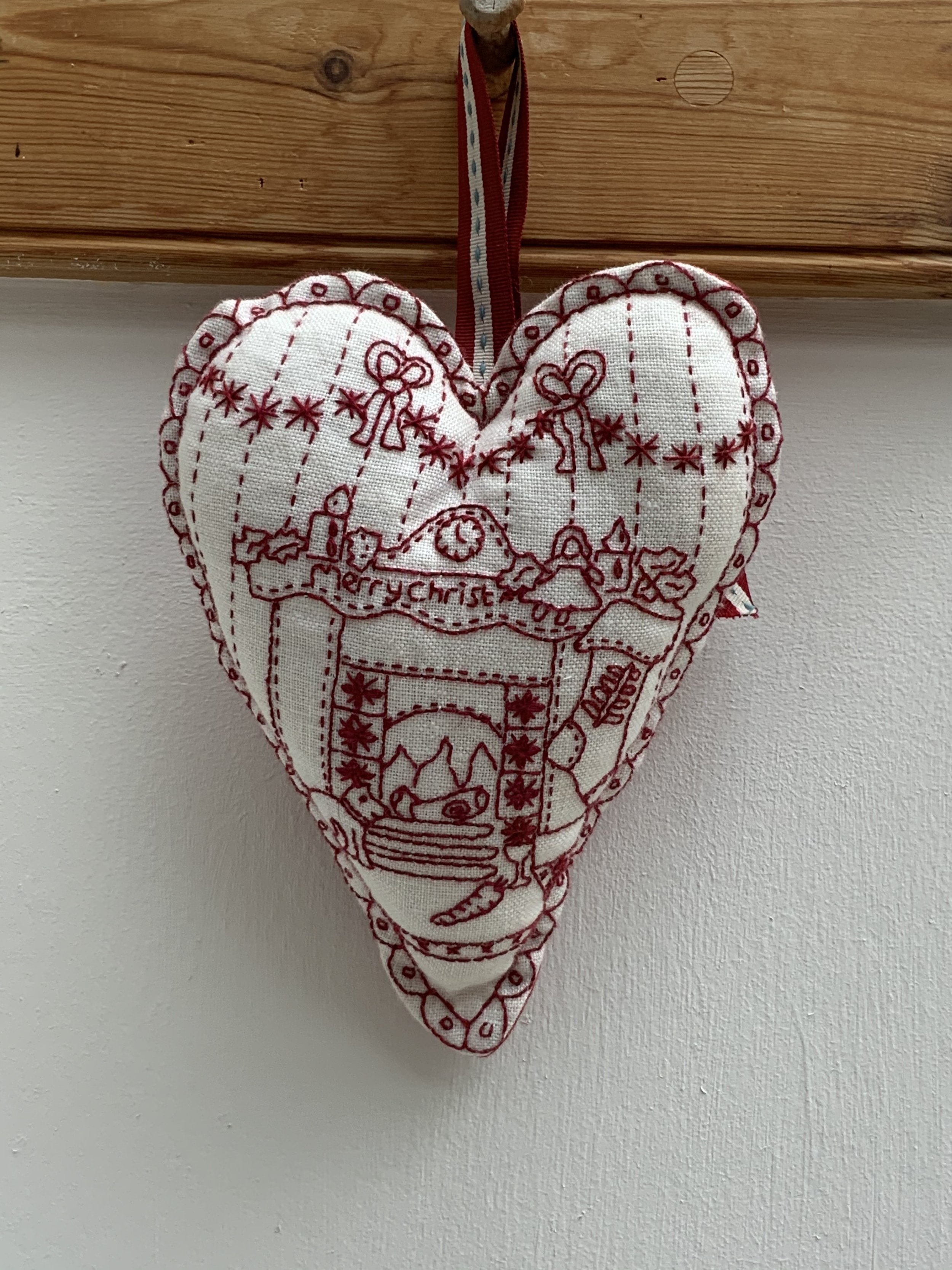 The Stockings Were Hung Hanging Heart Kit
