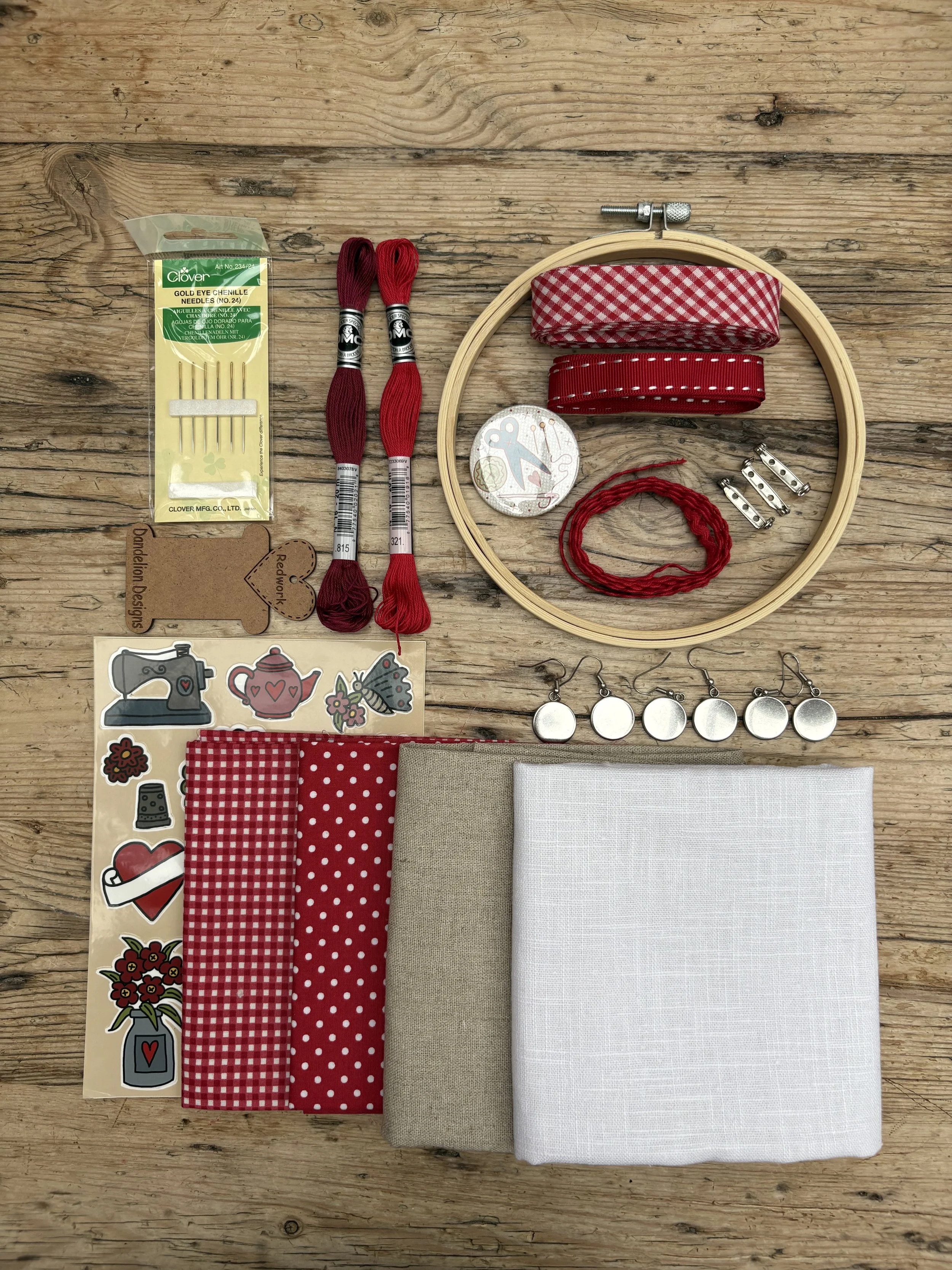 BRAND NEW! Redwork Collection Companion Box
