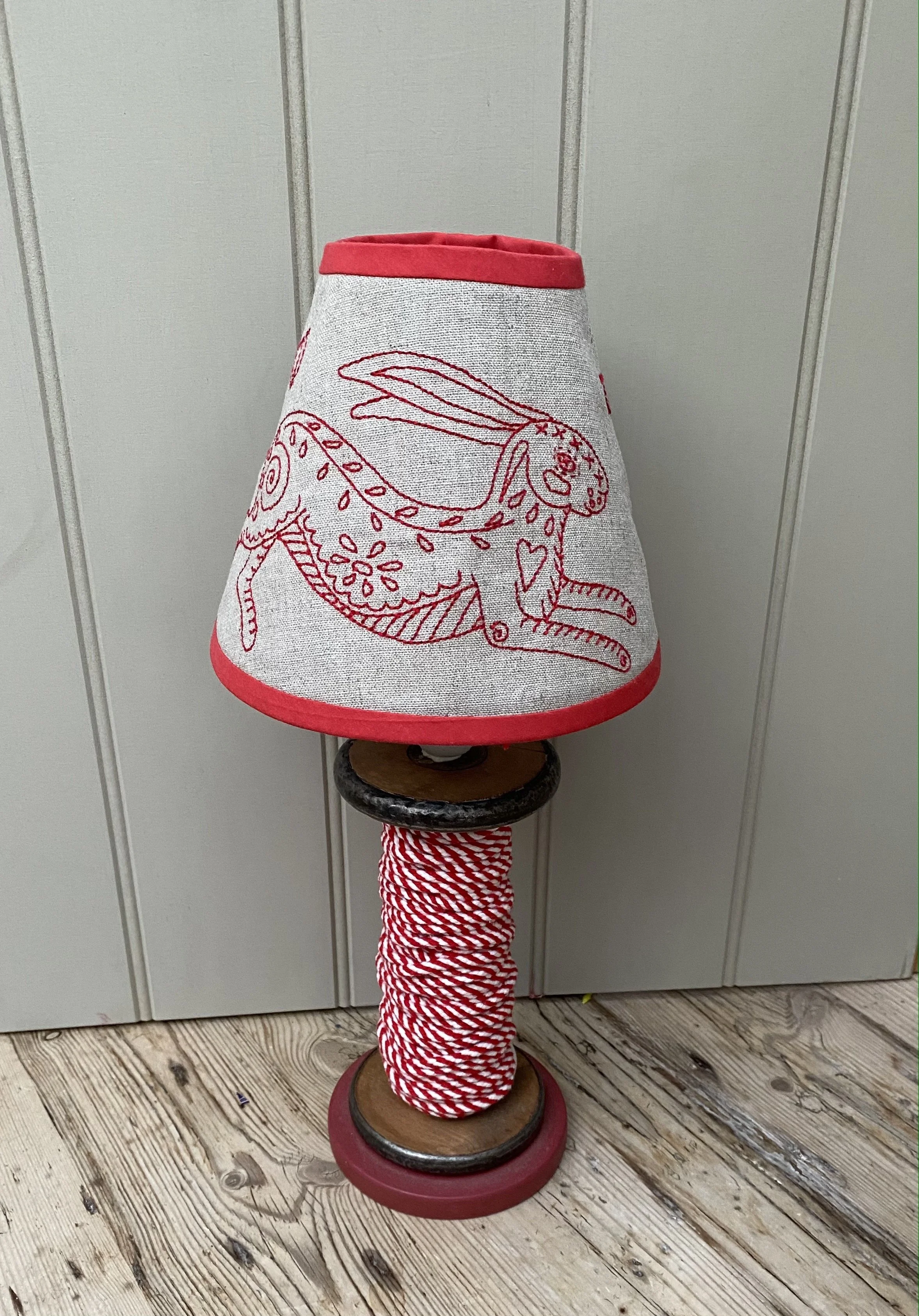 Winter Hare Lampshade Cover Kit