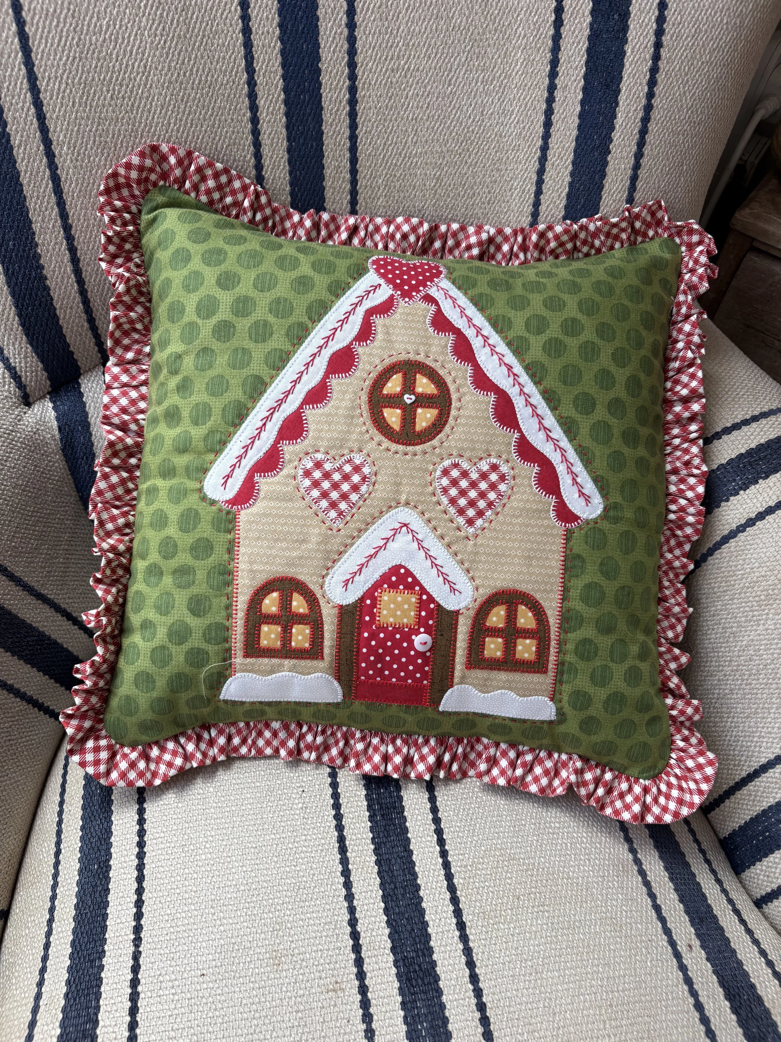 NEW! Gingerbread Home Cushion Kit Only - Todays Quilter Limited Edition