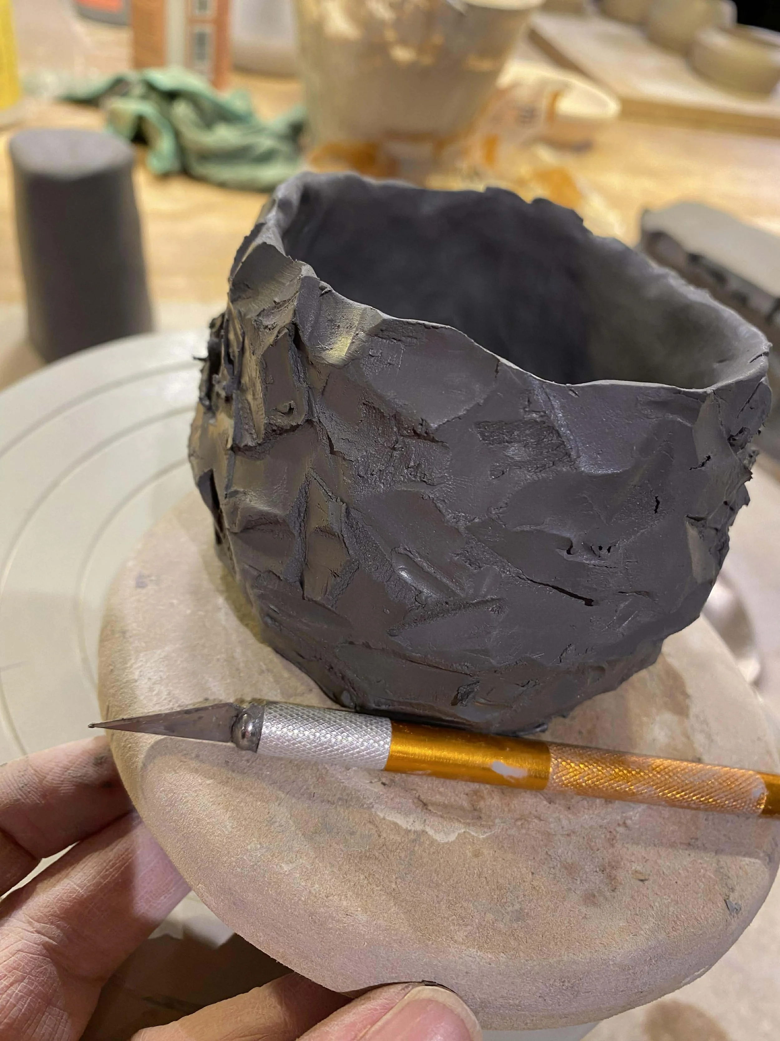 Kurinuki keramik workshop