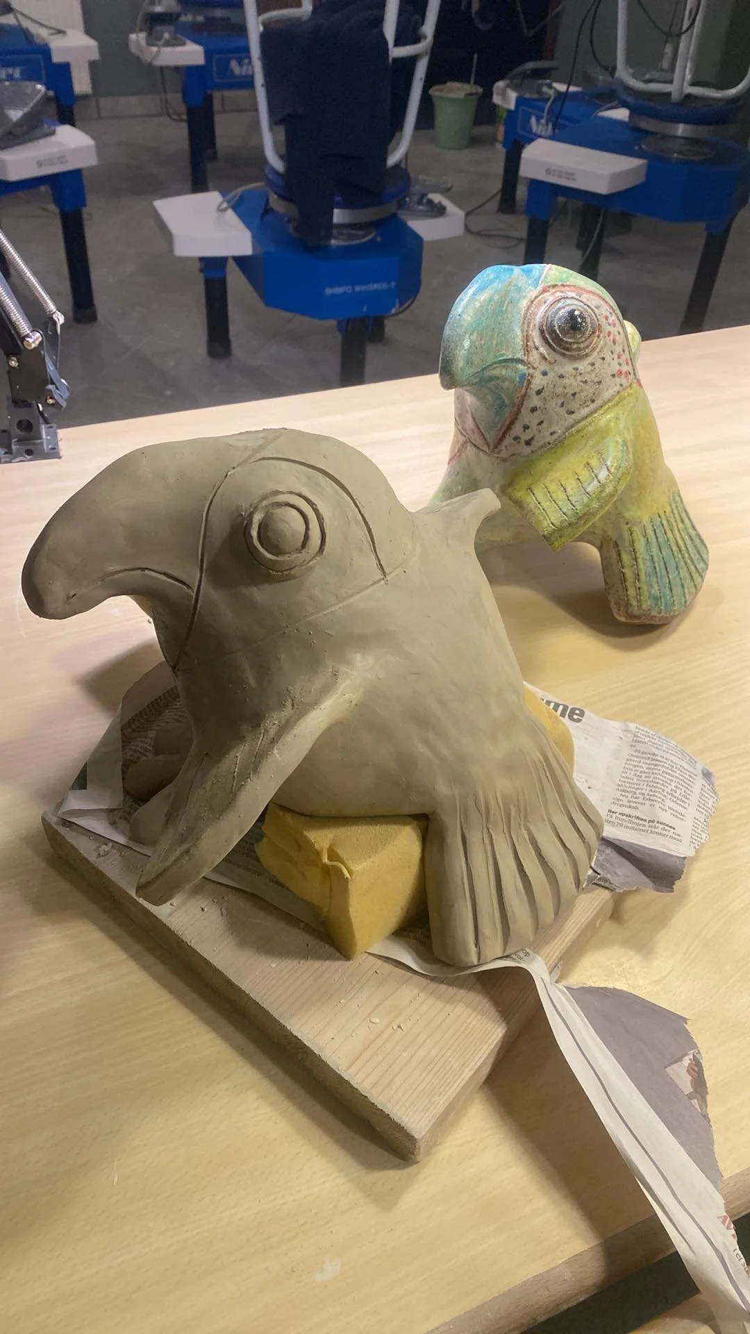 Skulpturkursus inspireret af Birte Vedel Howards værk