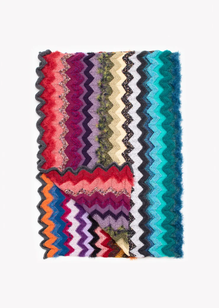 Bunte Kuscheldecke — Wiener Wollfee