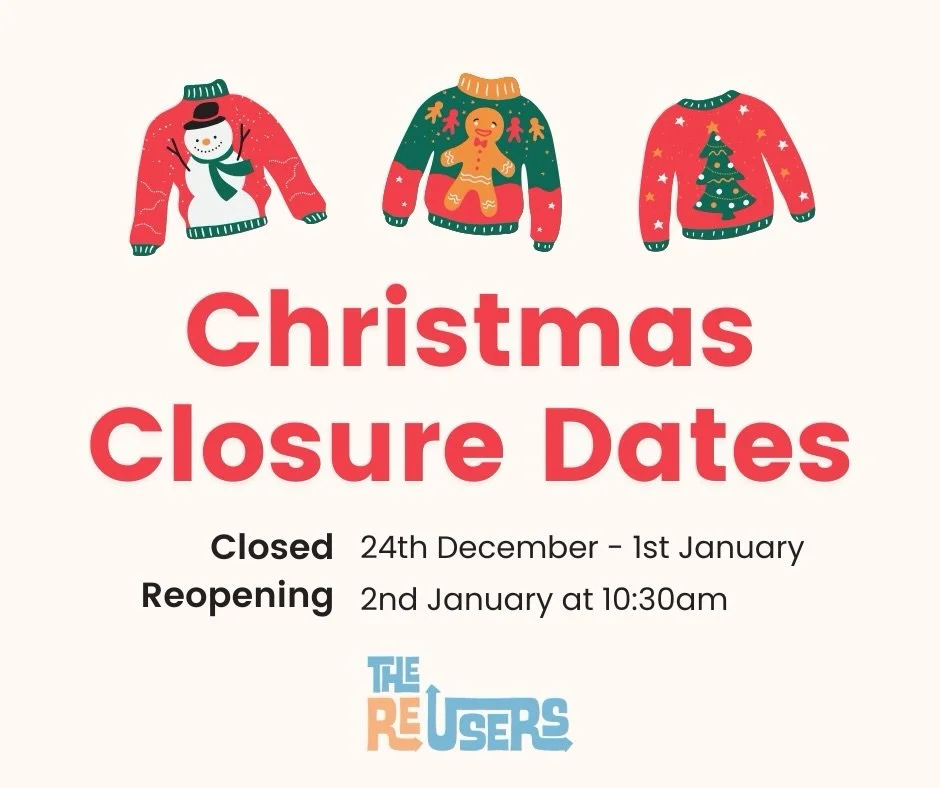 We are now closed for Christmas 🎄👋
We will be reopening Friday 2nd January at 10:30am
&nbsp;
Please do not leave any donations while we are closed as no one will be on site to collect them.
Leaving any donations is fly tipping which is a crime
&nbs