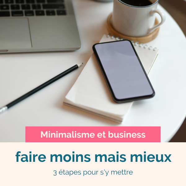 En route vers le minimalisme en 3 étapes