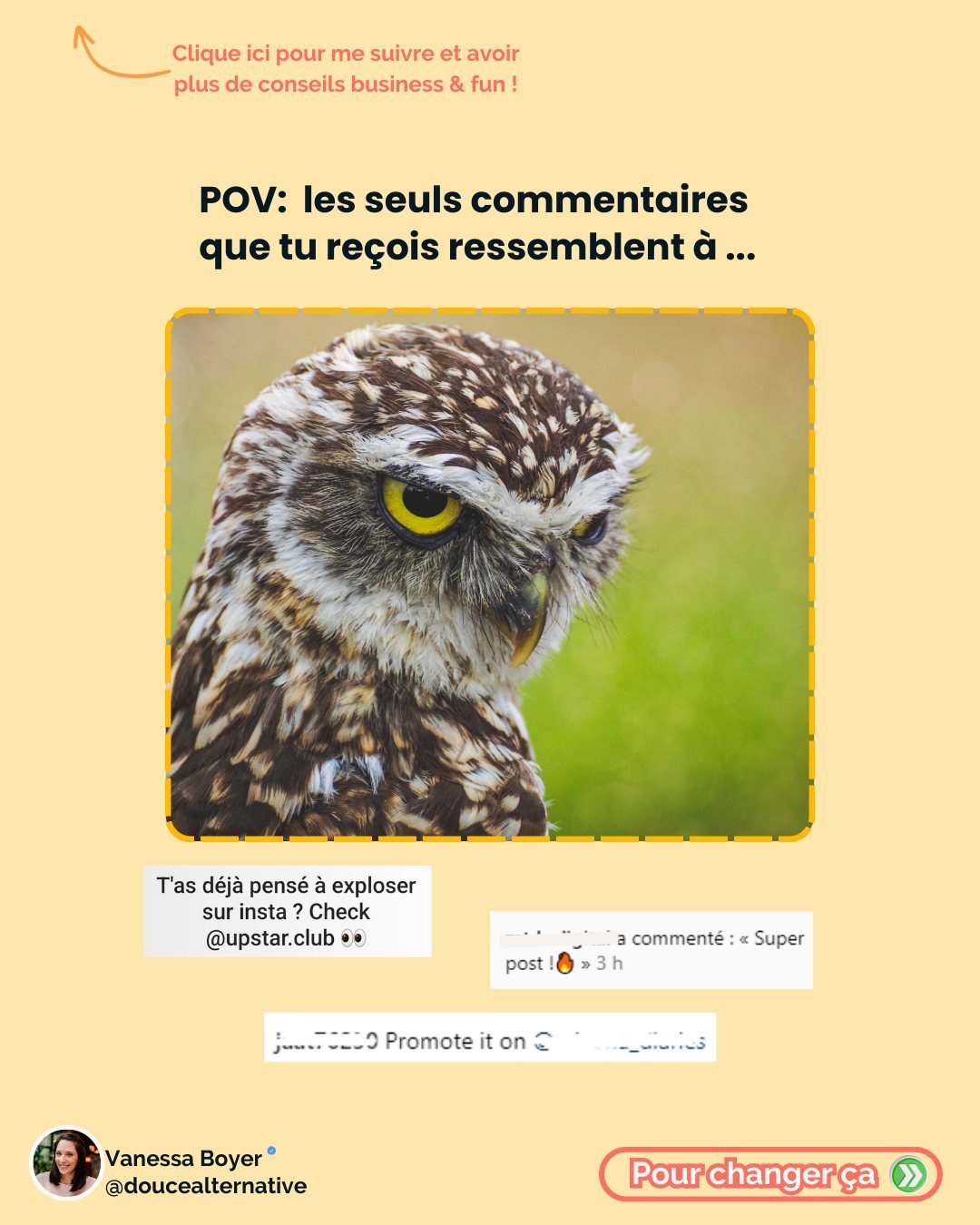 Ce que tu devrais faire pour recevoir des vrais commentaires de prospects chauds 👇

Dis-leur quoi commenter, et promets-leur quelque chose en retour.

Les automatisations Manychat sont parfaites pour &ccedil;a car en demandant &agrave; ton audience 