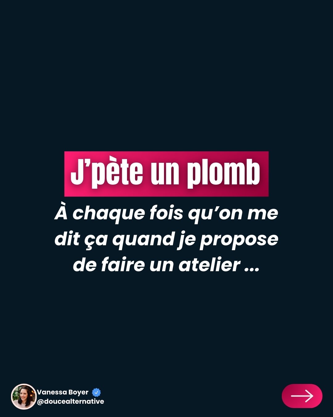 Fun fact : si aujourd'hui j'ai g&eacute;n&eacute;r&eacute; 60K&euro; avec mes ateliers, j'ai failli vomir avant mon premier live.

&quot;Et si je b&eacute;gaie ?&quot;
&quot;Et si personne ne pose de questions ?&quot;
&quot;Et si ma connexion plante 