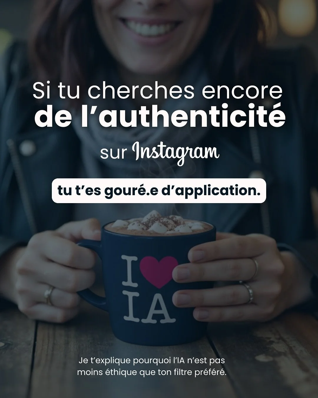 On me dit souvent : &ldquo;Oui mais un shooting photo, &ccedil;a reste mieux qu&rsquo;une image g&eacute;n&eacute;r&eacute;e par IA&hellip;&rdquo;
Et je suis d&rsquo;accord : un shooting pro, c&rsquo;est g&eacute;nial. 

Mais soyons r&eacute;alistes 
