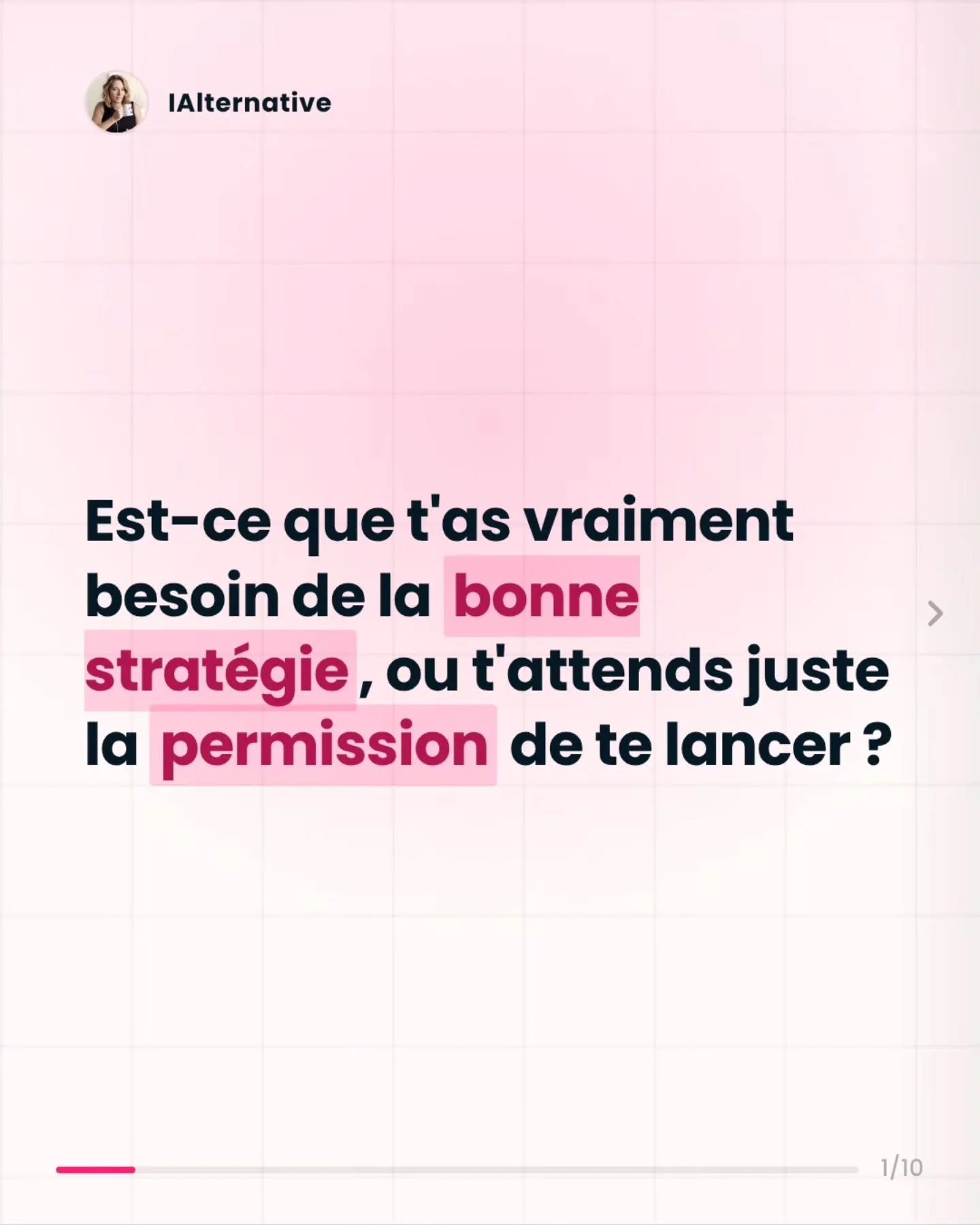 Tu fais ton bilan d'avril, ou tu attends mai pour t'y mettre vraiment ? 

C'est une vraie question. 

Parce que &ccedil;a fait combien de mois que tu attends LA bonne strat&eacute;gie, LE d&eacute;clic, ou que Mercure arr&ecirc;te de r&eacute;trograd