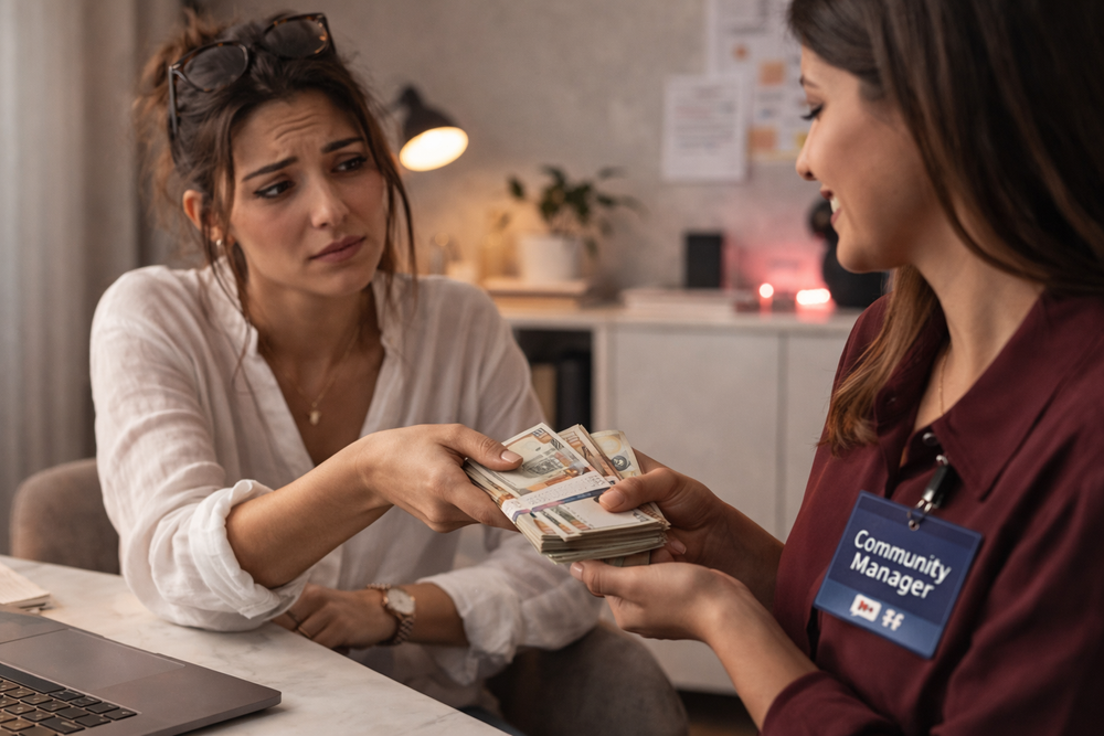 Elle d&eacute;l&egrave;gue &agrave; une CM
