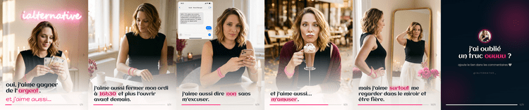 Carrousel IAlternative créé avec Visuel Express