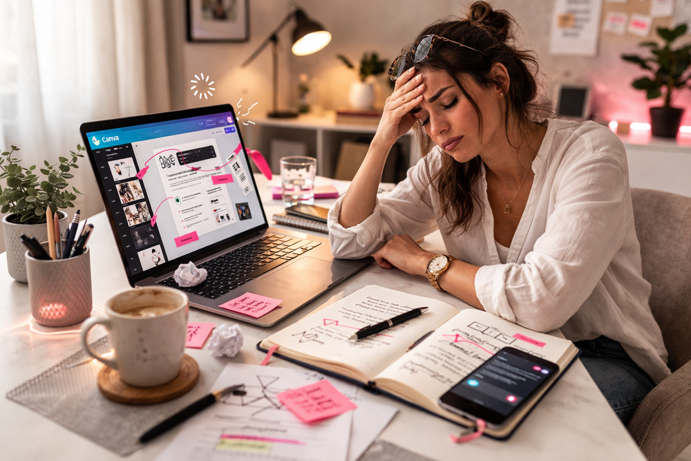 Elle continue comme &ccedil;a sur Canva
