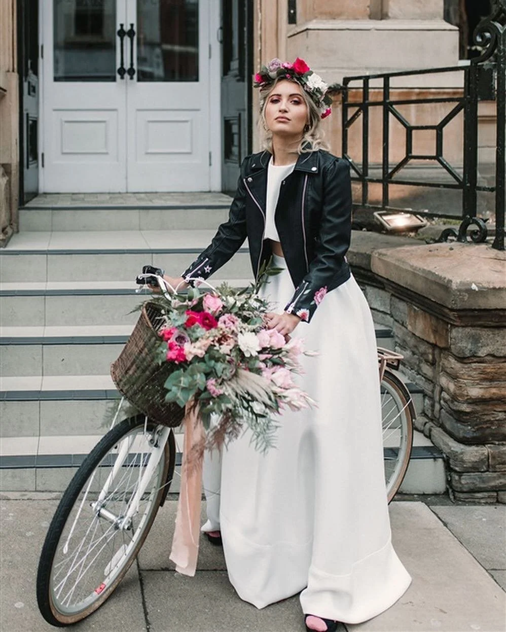 Image: Flamingo BoulevardRasbery Pavlova bridal separates for Flamingo Boulevard as featured on Love My Dress.