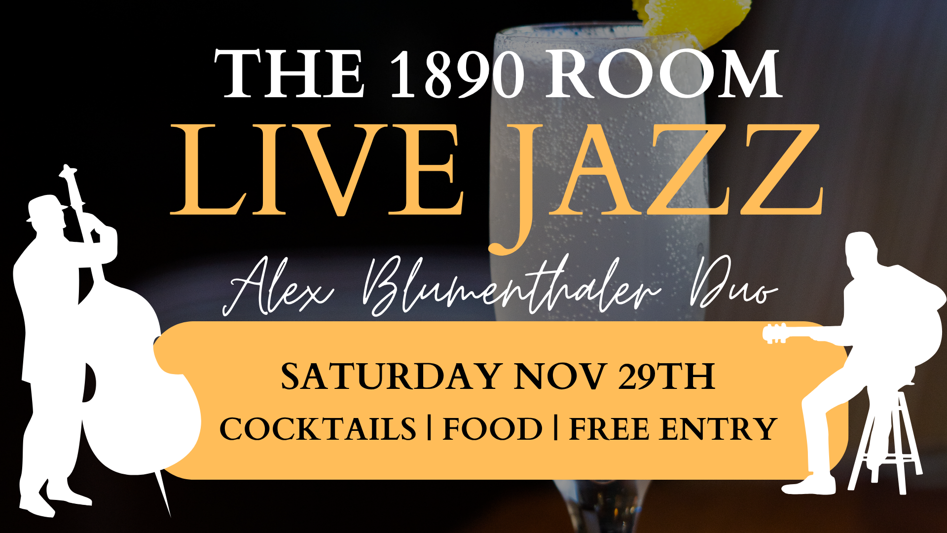 LIVE JAZZ MUSIC WITH ALEX BLUMENTHALER