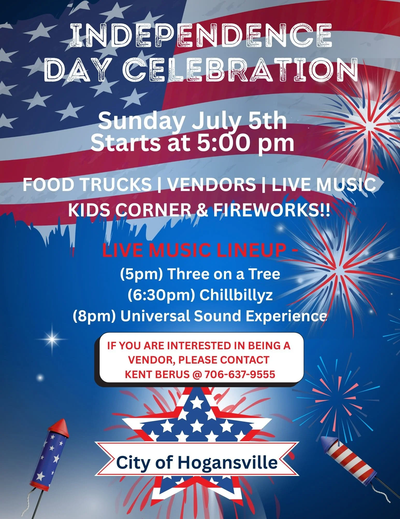 THE 5TH OF JULY CITY FIREWORKS 