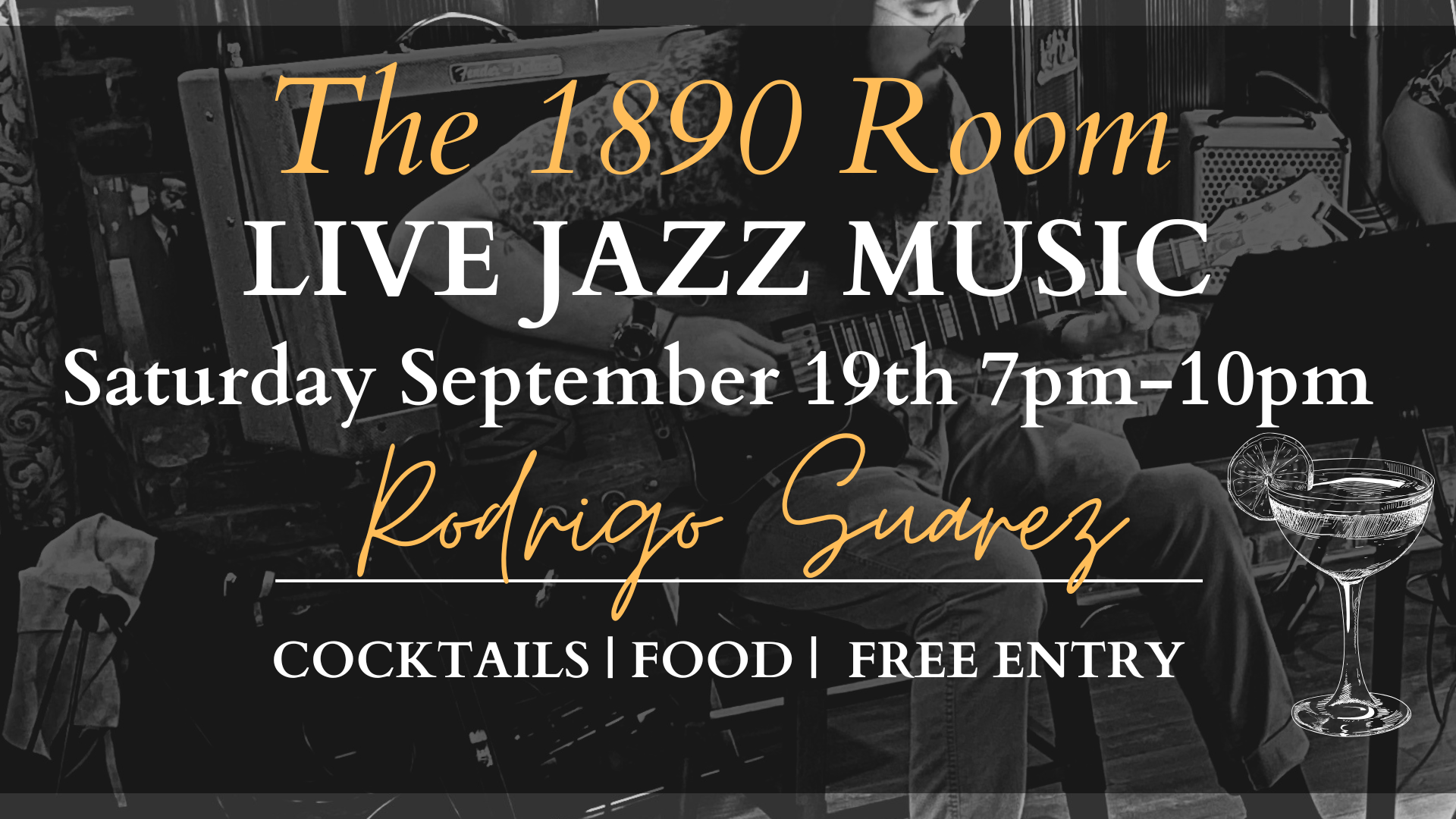 LIVE JAZZ TRIO WITH Rodrigo Suarez 