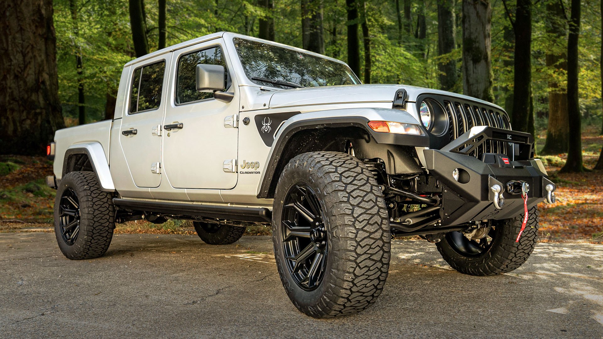 Jeep Gladiator Black Widow — Black Widow Lifted Trucks