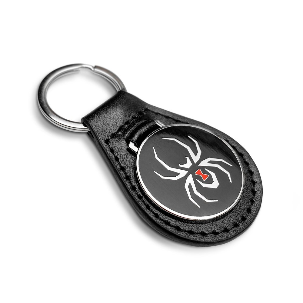 Lyons Leather Co. Black Keychain