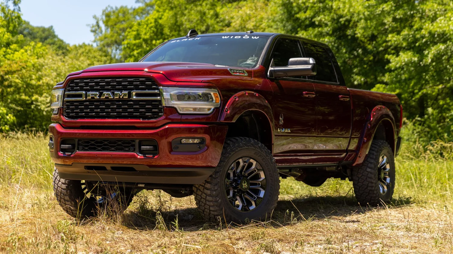 RAM 2500 HD Black Widow — Black Widow Lifted Trucks, image size:1500x844