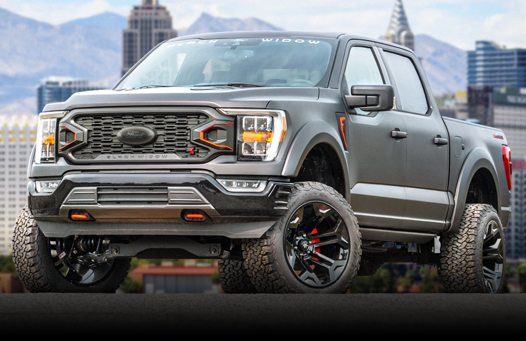 Ford F-150 Black Widow — Black Widow Lifted Trucks, 41% OFF