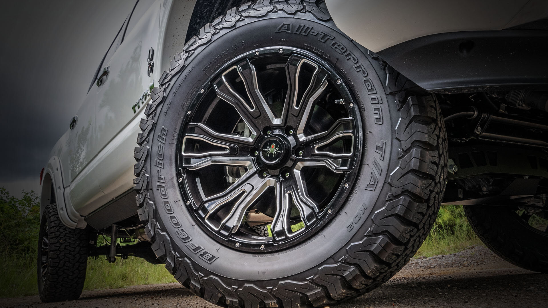 Black Widow wheels and BFGoodrich tires