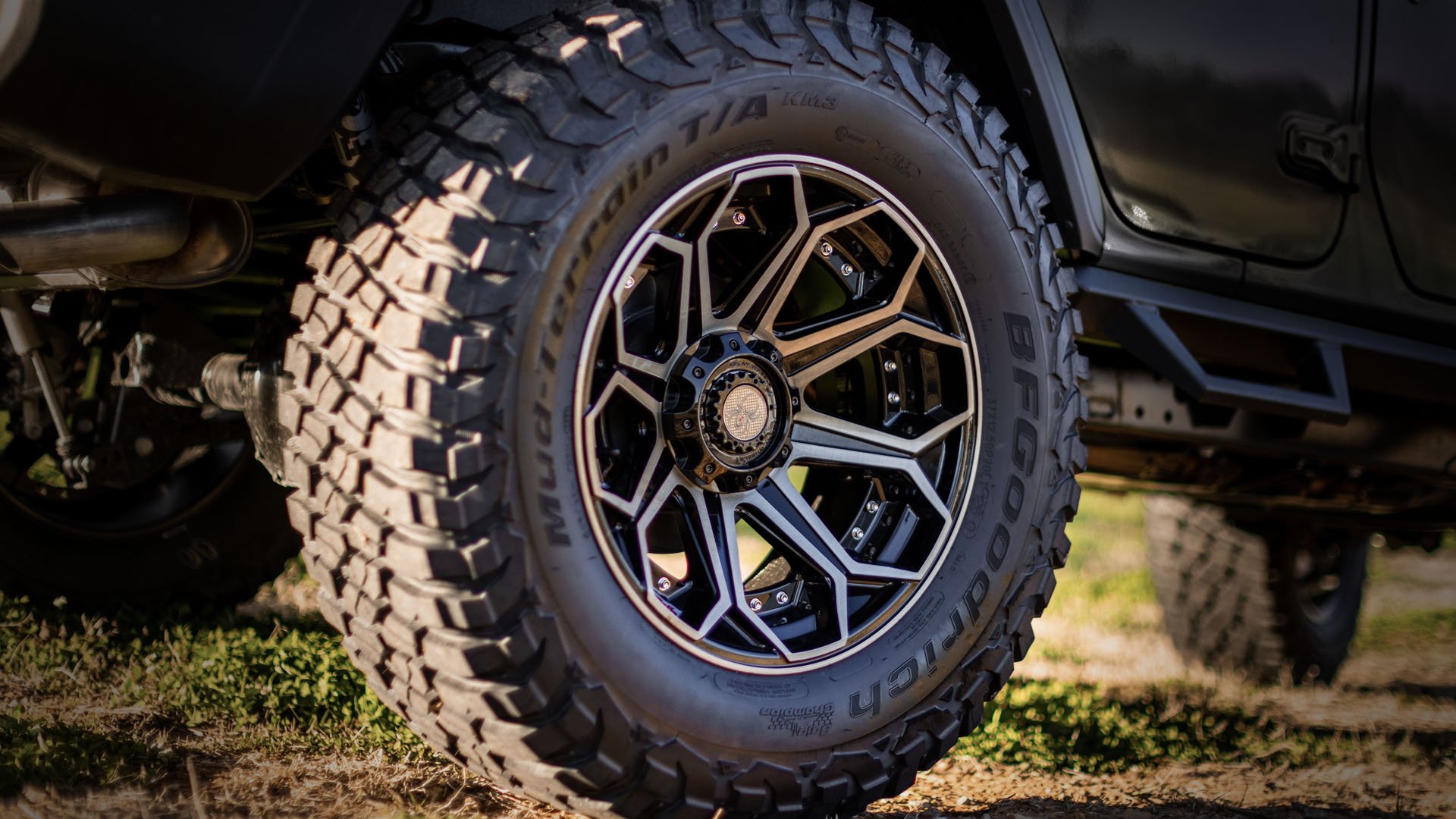 Off road wheels with BFGoodrich tires