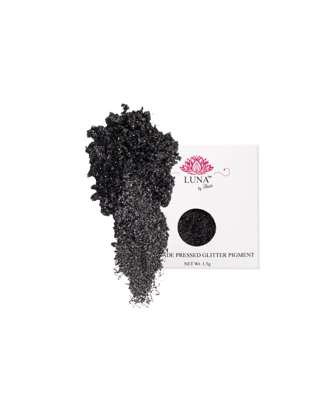 'Noir' | Handmade Pressed Glitter Pigment