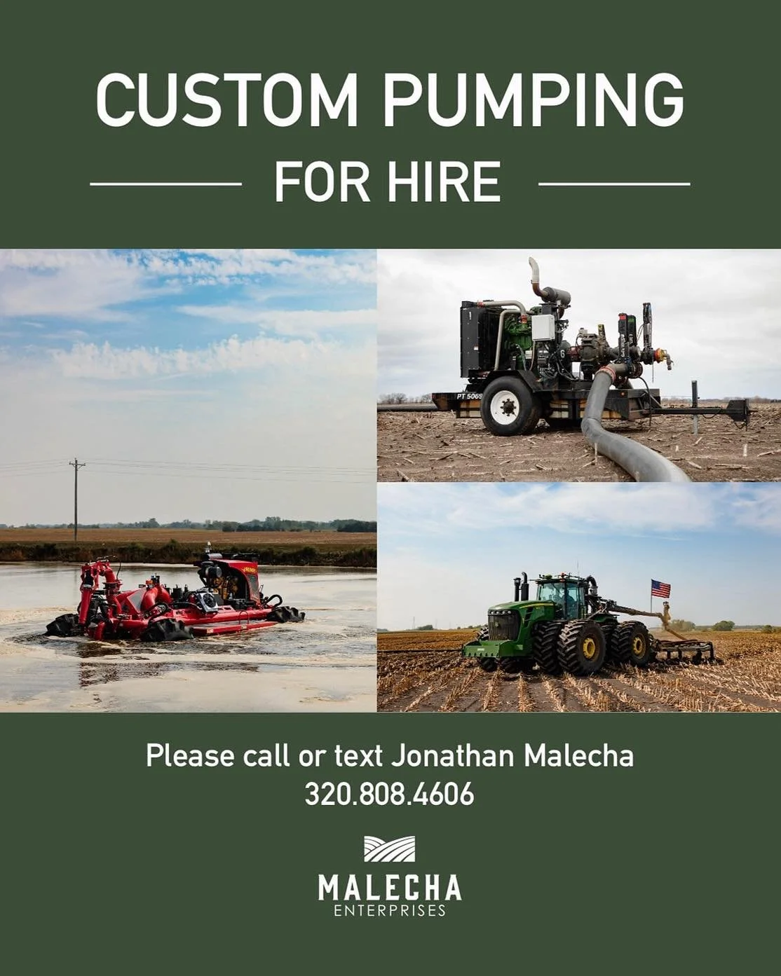 🚜 We&rsquo;re in the thick of spring manure pumping&mdash;do you have a crew lined up?

We have availability to pump more liquid manure and would be glad to help. Give us a call to get a quote or talk through your needs.

✔️ 10-inch mainline hose wi