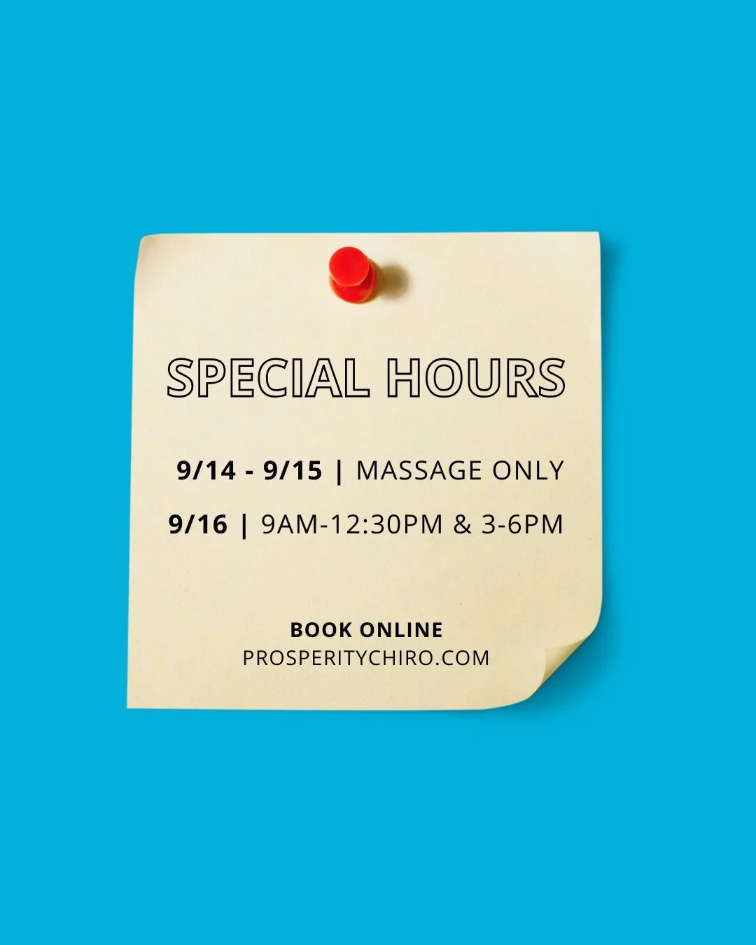 Take a look at our upcoming special office hours! Don't forget you can request your next appointment online 🗓️