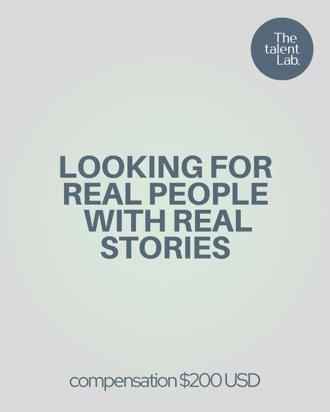We&rsquo;re currently casting for a paid storytelling project.

We&rsquo;re looking for real people in the U.S. or Canada willing to share honest, personal experiences around topics like identity, faith, caregiving, relationships, financial well-bein