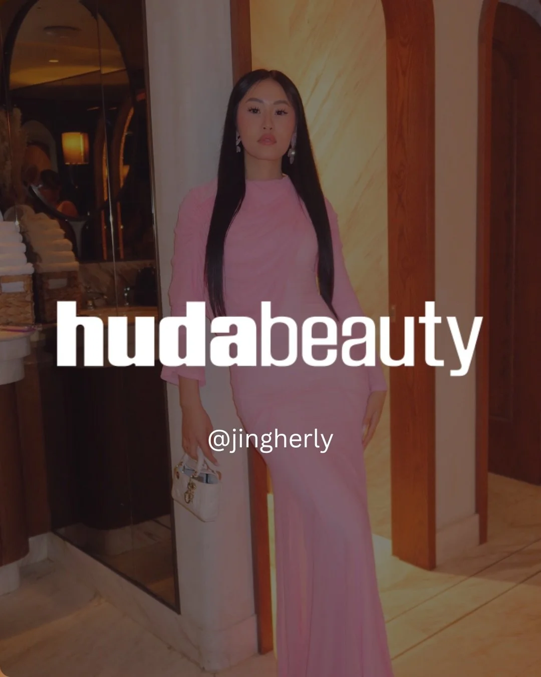 @jingherly x @hudabeauty 🖤 #TTL