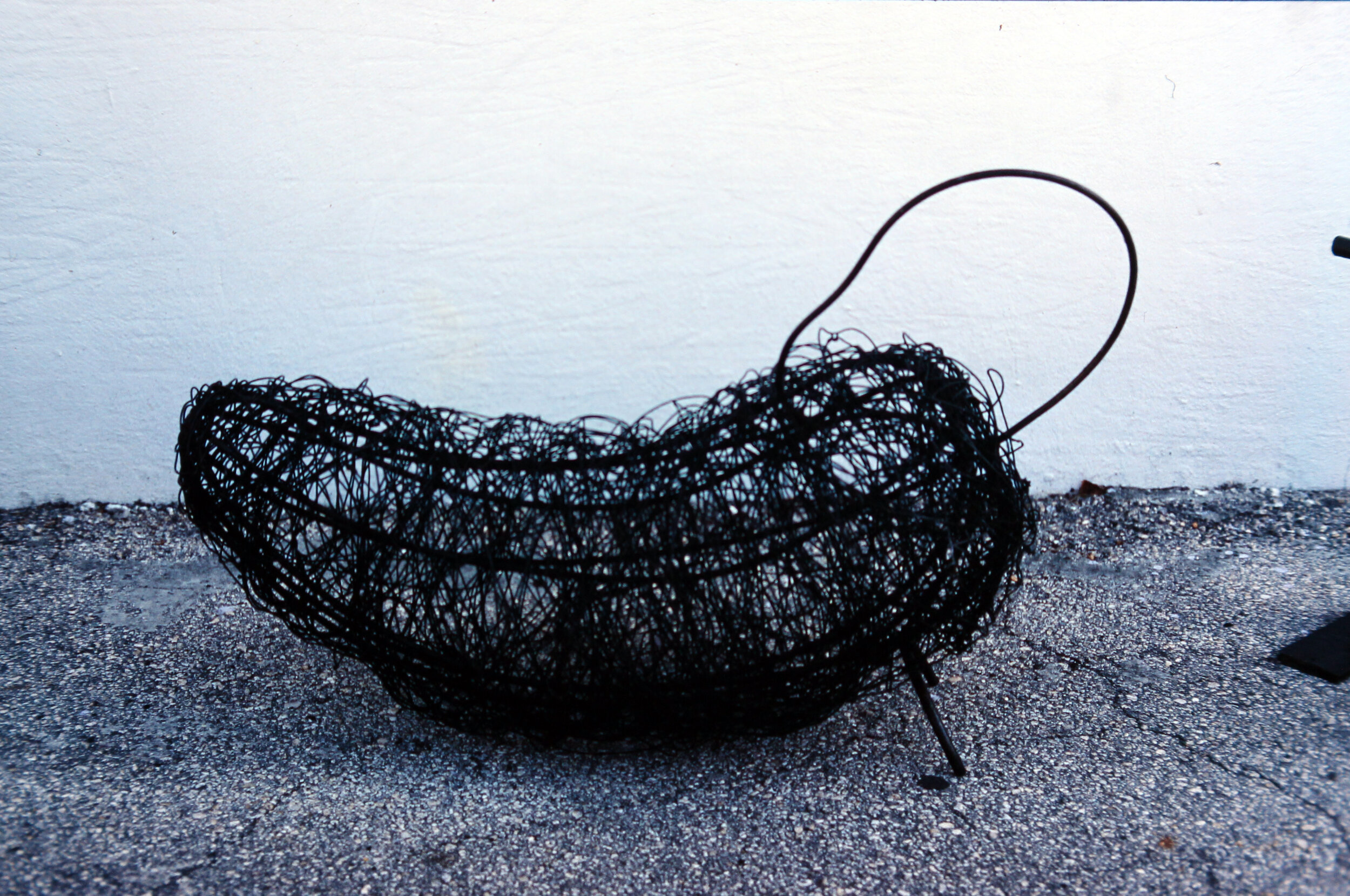 He, iron sculpture, ARCO Madrid,  2004 24" x 36" x 14"