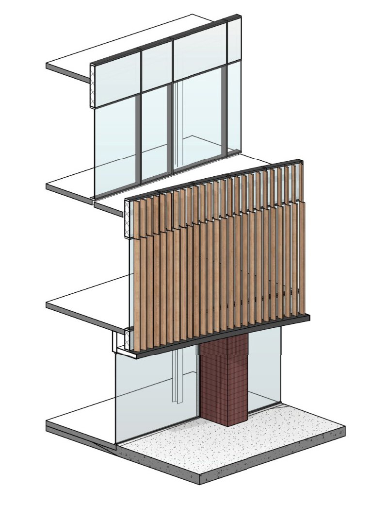 Louvered Facade Study
