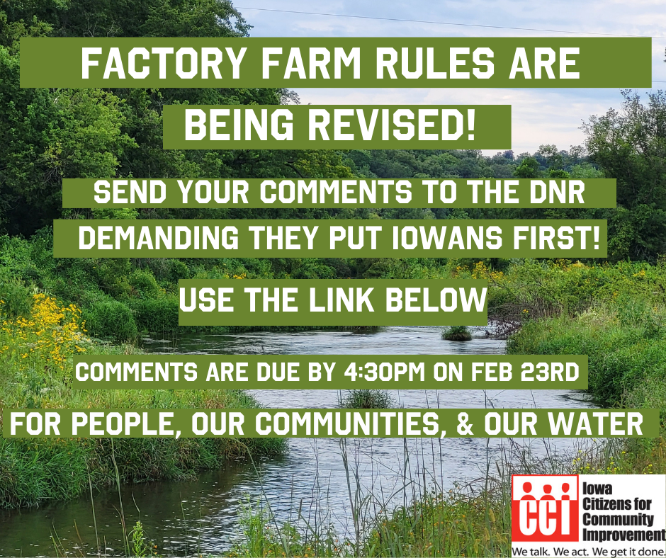 Last call to comment on factory farms!