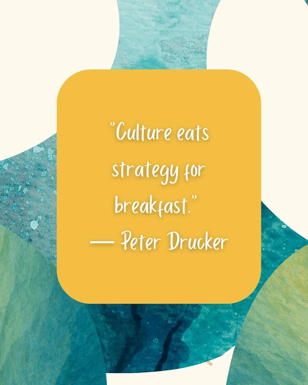 &ldquo;Culture eats strategy for breakfast.&rdquo; &mdash; Peter Drucker

#CompanyCulture #BusinessCulture #WorkplaceCulture #CultureMatters #LeadershipCulture #OrganizationalCulture #PeopleAndCulture #CultureOfGrowth #InnovativeCulture #CultureLeade