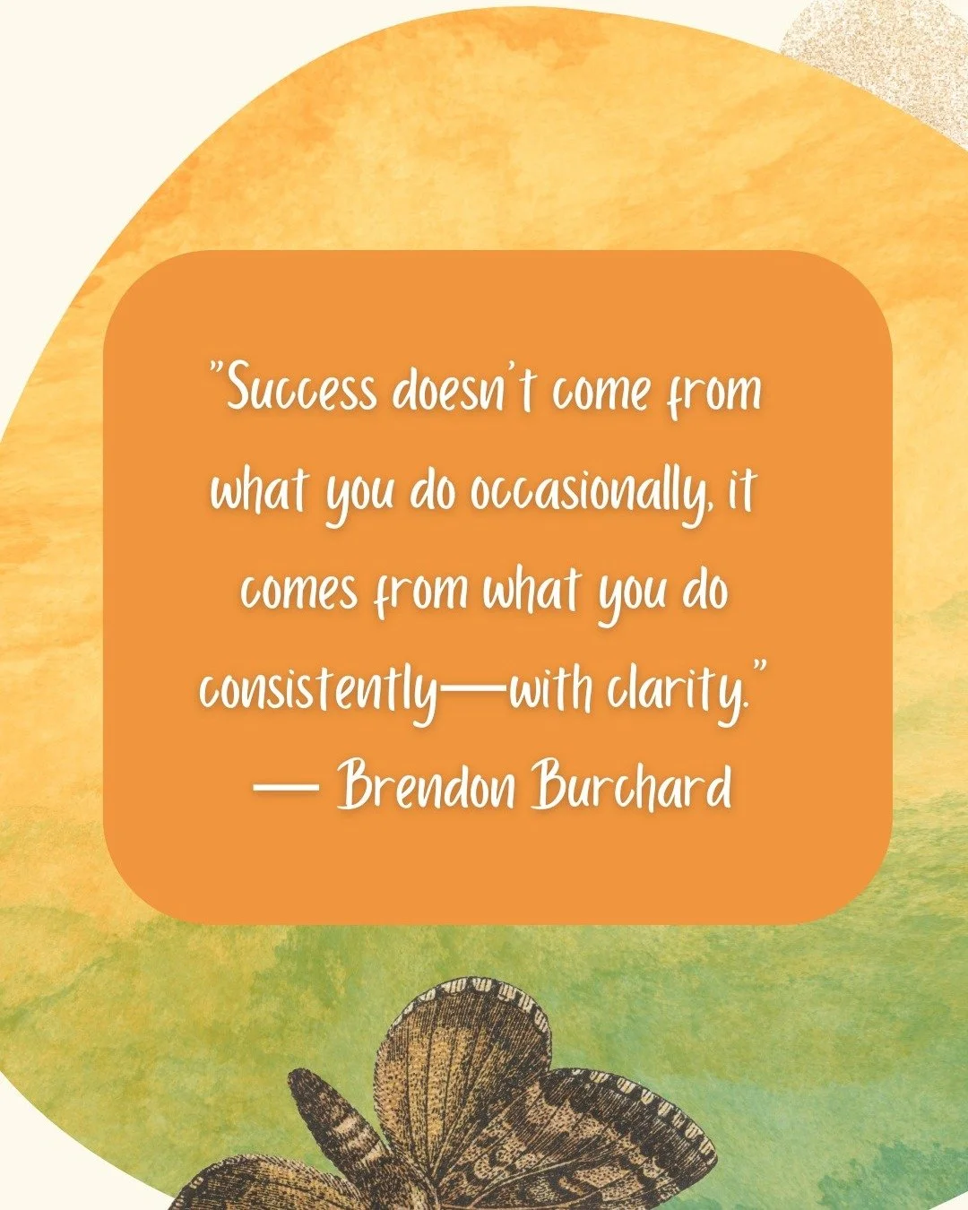 &ldquo;Success doesn&rsquo;t come from what you do occasionally, it comes from what you do consistently&mdash;with clarity.&rdquo; &mdash; Brendon Burchard
.
.
.
#SuccessMindset #EntrepreneurLife #BusinessGoals #Leadership #MindsetMatters