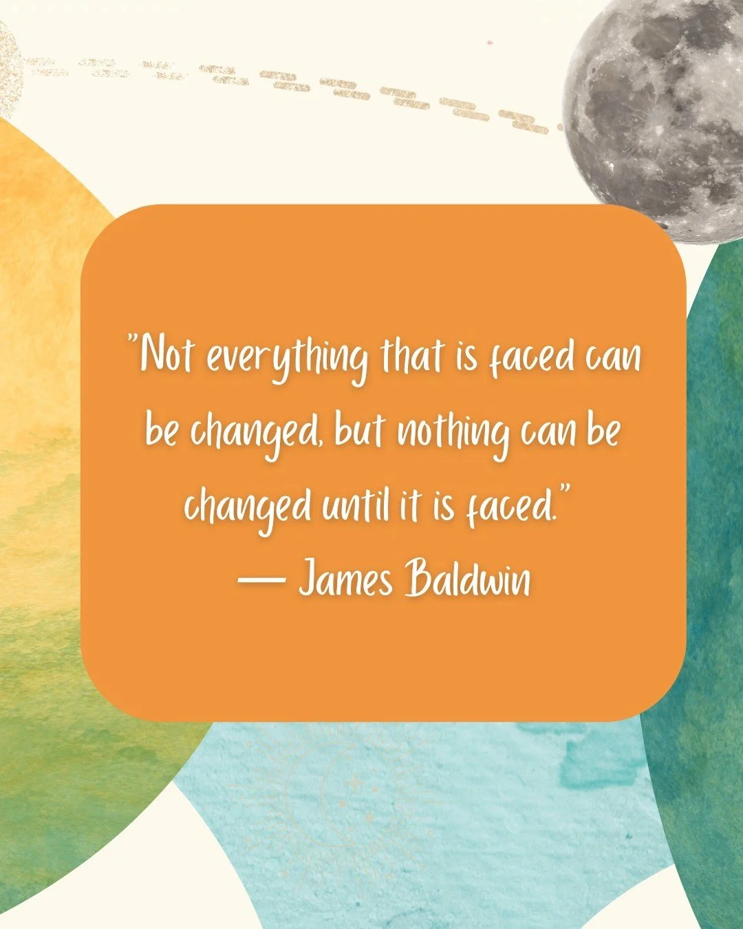 &ldquo;Not everything that is faced can be changed, but nothing can be changed until it is faced.&rdquo; &mdash; James Baldwin

#motivationalquotes #quotesoftheday