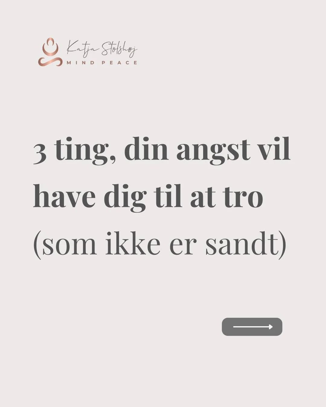 Angst kan v&aelig;re overbevisende. Den kan f&aring; tanker til at f&oslash;les som sandheder, og scenarier som realiteter.

Men angst er ikke din intuition. Det er et nervesystem i ubalance. Og selvom frygten f&oslash;les virkelig, betyder det ikke,