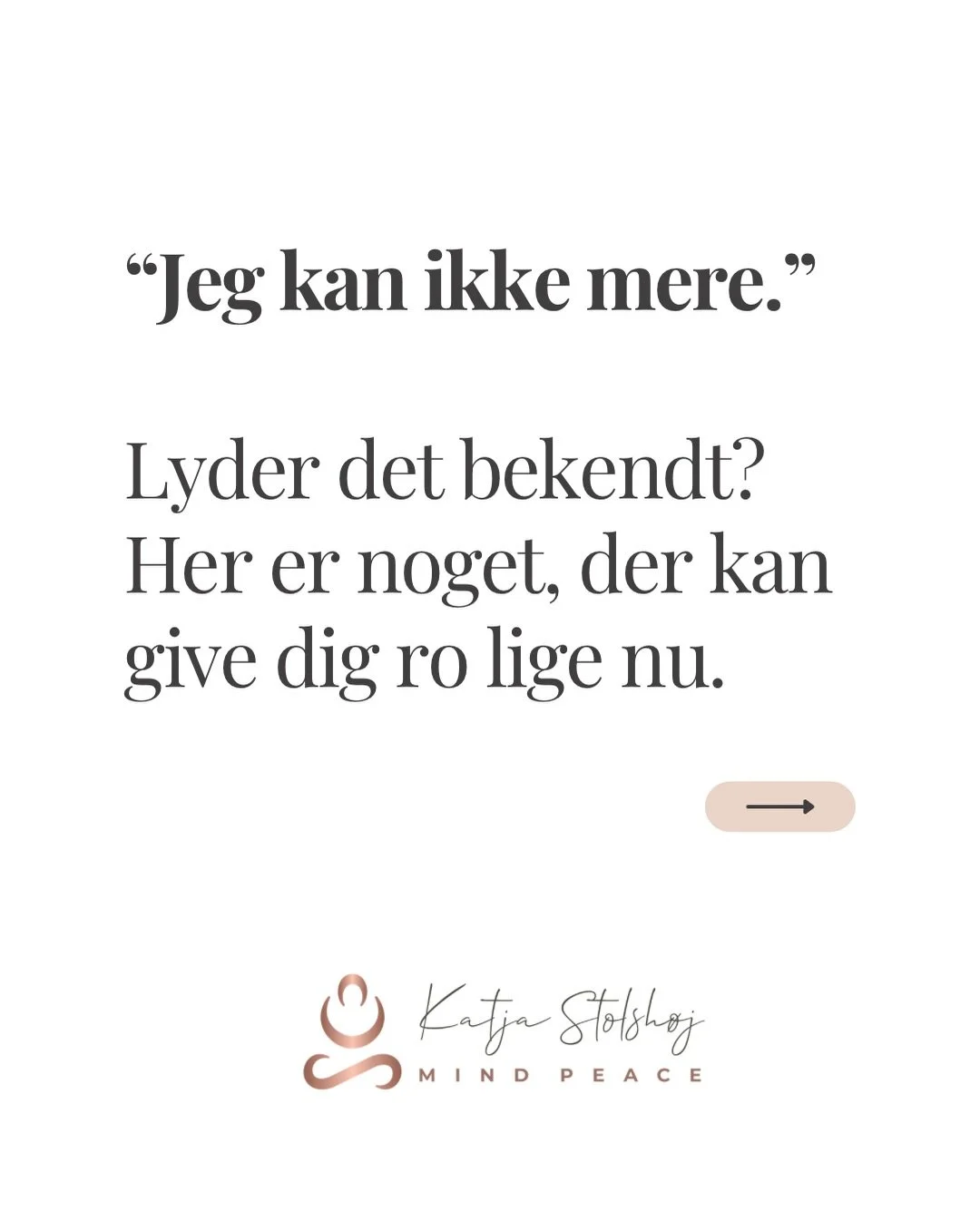 N&aring;r noget i dig siger: &ldquo;Jeg kan ikke mere&rdquo;

&hellip; s&aring; er det ikke kun et r&aring;b af smerte. Det er ogs&aring; et tegn p&aring;, at noget er ved at slippe.
Noget, du har b&aring;ret for l&aelig;nge. Noget, dit system ikke v