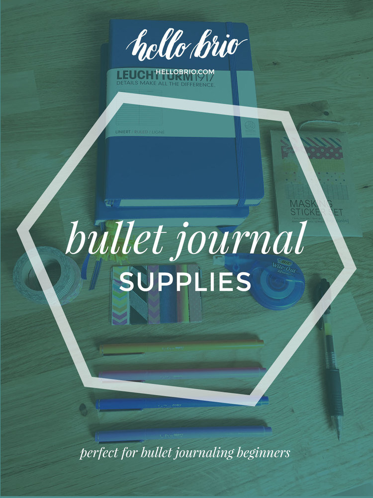 How to start a Bullet Journal + Supplies — Rrayyme