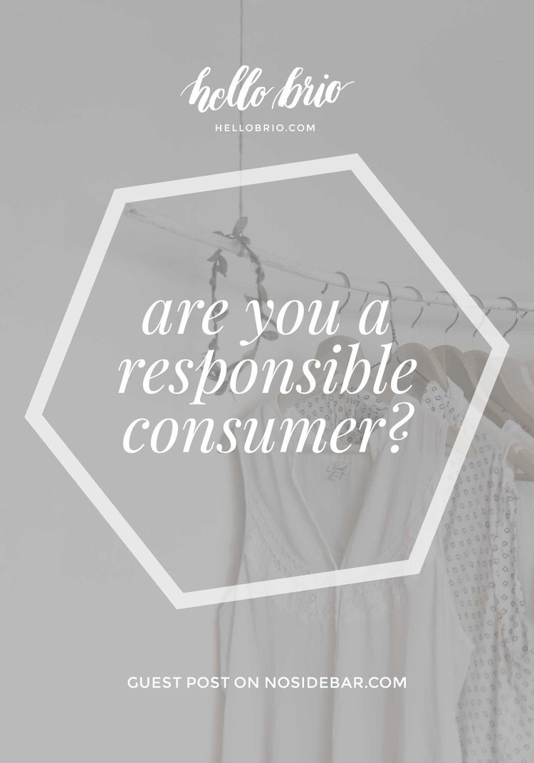 Slow Fashion And Conscious Consumerism Hello Brio