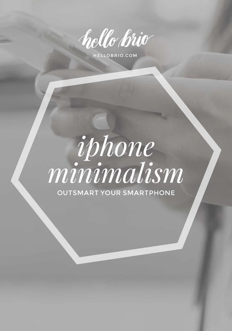 Digital Minimalism for Mindfulness — Hello Brio